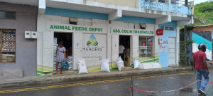 Dêpot de nourriture pour animaux à Rodrigues